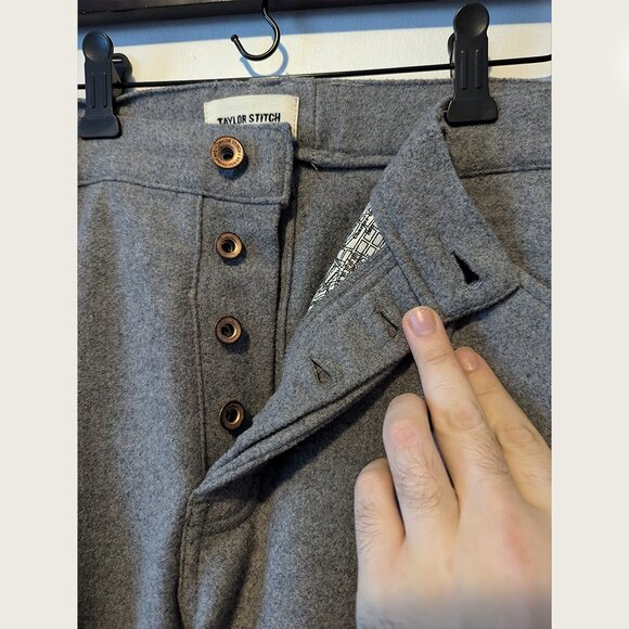 Taylor Stitch Gray Men's Pants - Picture 4 of 9